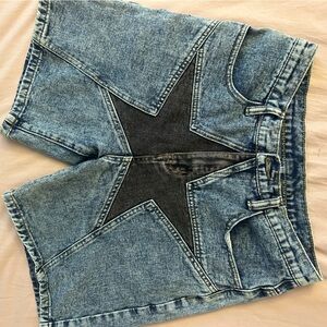 Star Patchwork Jorts